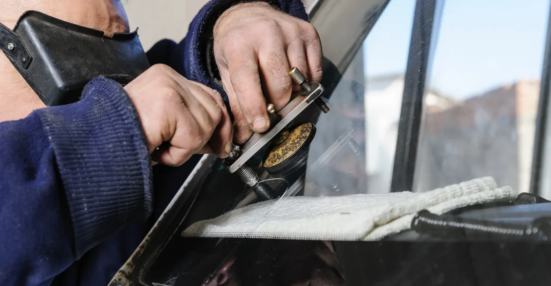 Repair cracked windshield